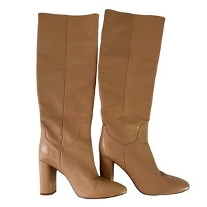 Zara Tan Heeled Boots